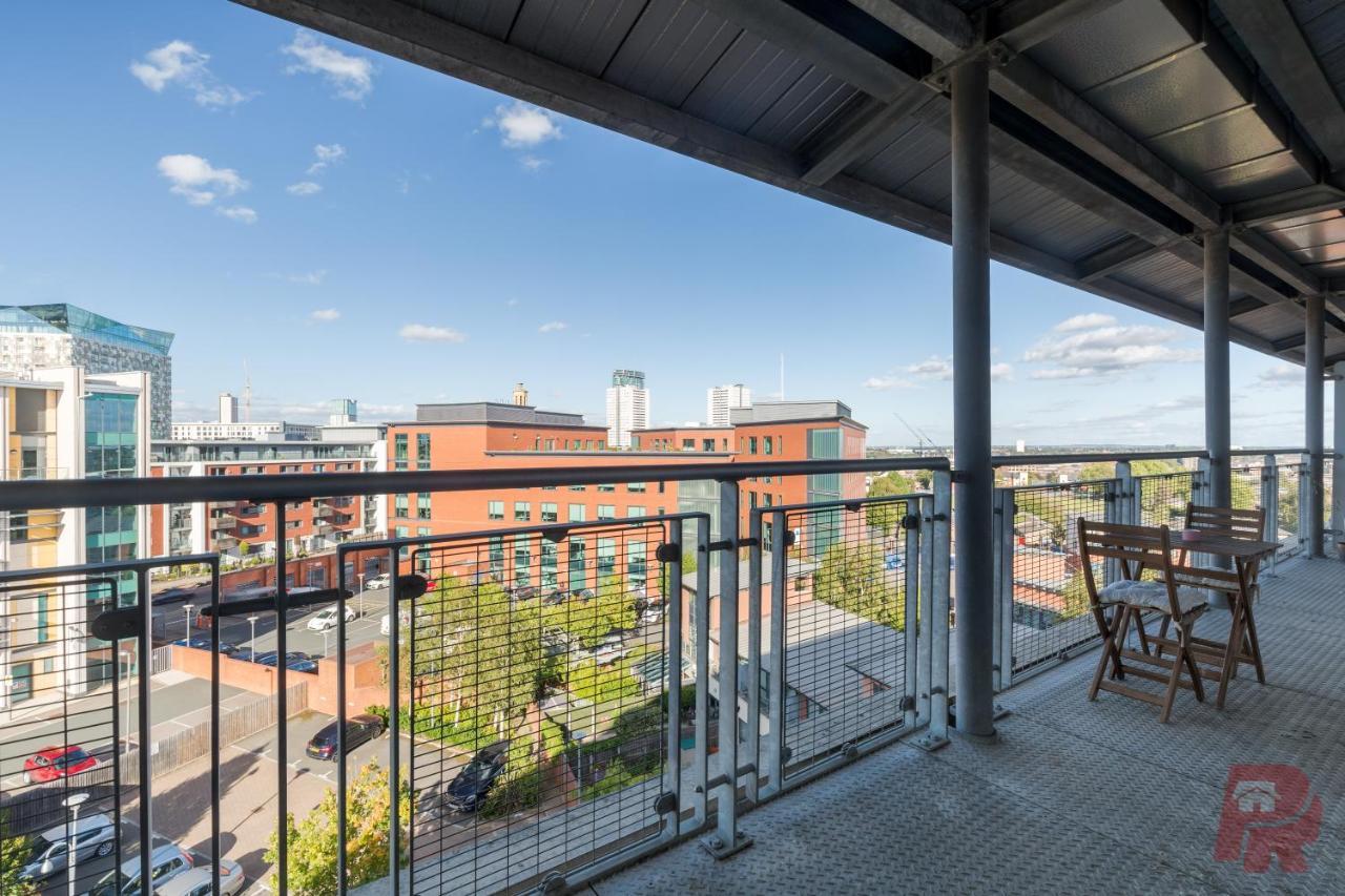 Birmingham City Apartment Skyline Views - Free Parking & Balcony Buitenkant foto